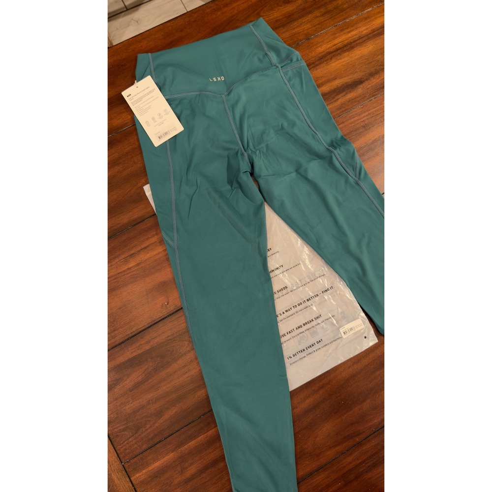 LSKD Elixir Ultra High-Rise Full Length Legging Pockets Teal Women's L, NEW, NWT - Picture 13 of 16